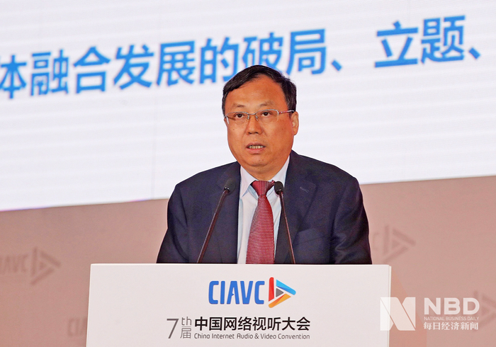 中国广电董事长赵景春。图片来源：每经记者 张建 摄（资料图）