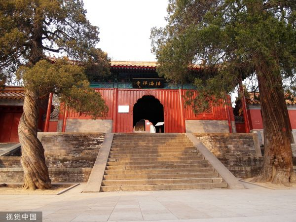  北京法海寺建于明朝，十幅壁画与敦煌石窟齐名。（视觉中国）