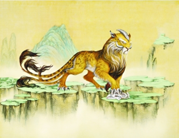  图自绘本《山海兽》 作者十驎