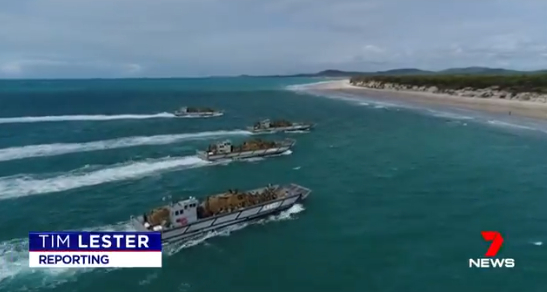 “高端演练” 图源：新西兰新闻