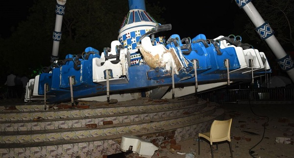  事故现场图（图源：俄罗斯卫星通讯社）