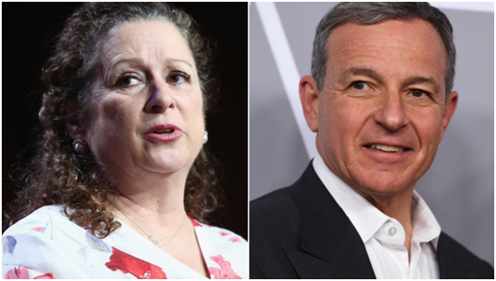 （ 阿比盖尔•迪士尼（左） 迪士尼CEO 鲍勃•艾格（右） 图源：CNN）