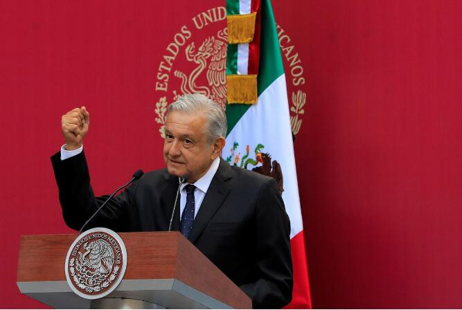 墨西哥总统洛佩斯·奥夫拉多尔。（图：路透社）