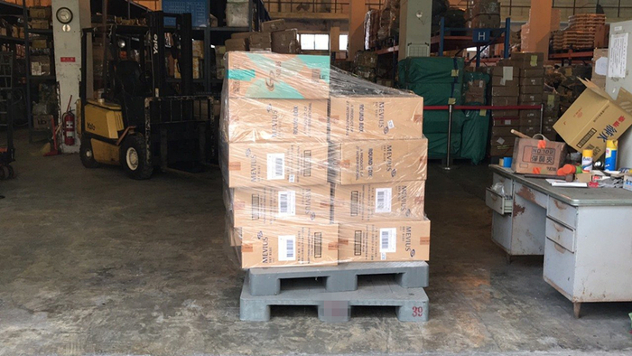 被查封的货物。（图自台媒）