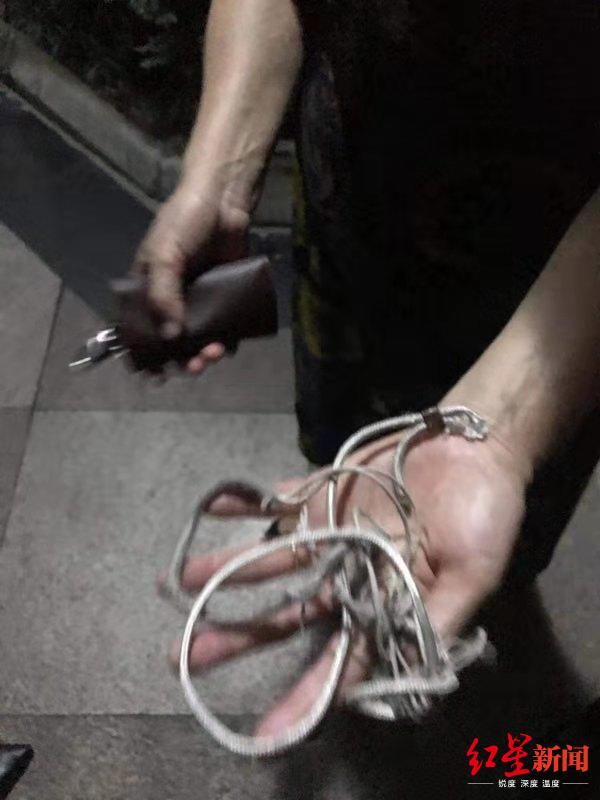 换下来的尼龙绳