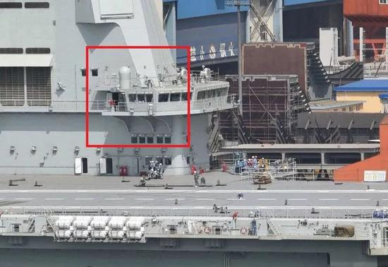 山东舰航空指挥塔台的改进，是较早所为人熟知的