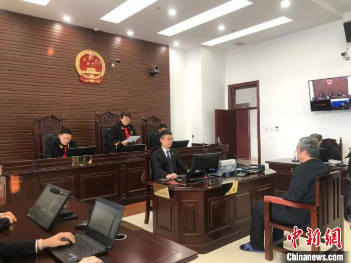 图为宣判现场。　法院供图　摄