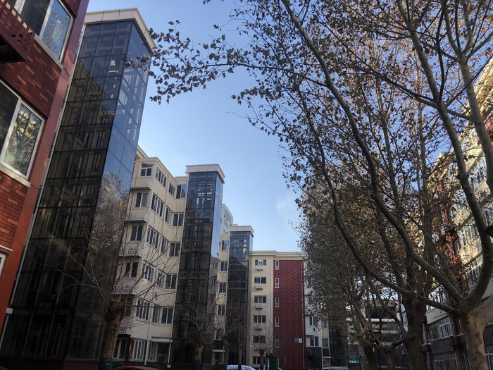 12月14日，丰台区莲花西里6号院，已有13部电梯投入使用。新京报记者 吴娇颖 摄