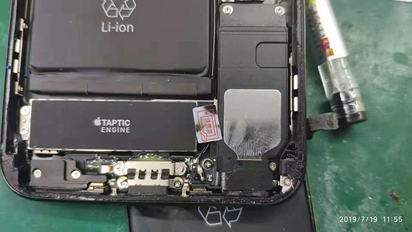 手机内部的防拆机标签