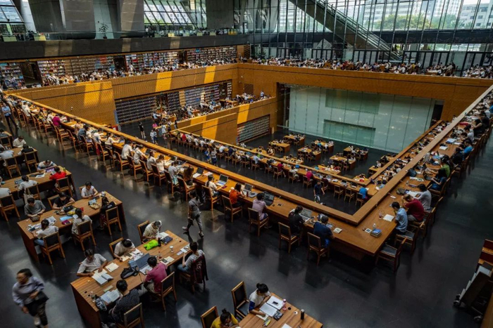 △国家图书馆阅览室