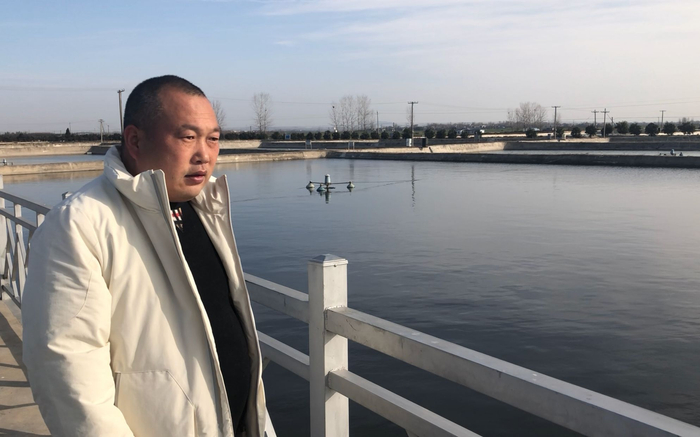 李长彦的养殖场目前规模达1000亩。摄