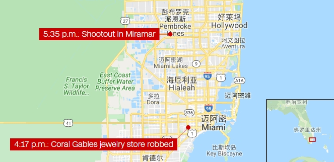 科勒尔盖布尔斯市位于迈阿密市西部约8公里