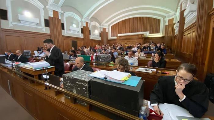 6日，平等法院内对案件进行审理 图自脸书