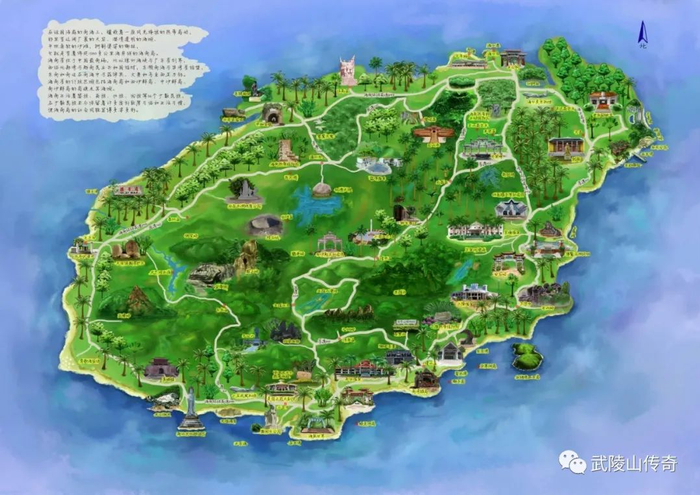 ▲昌海湾分布图