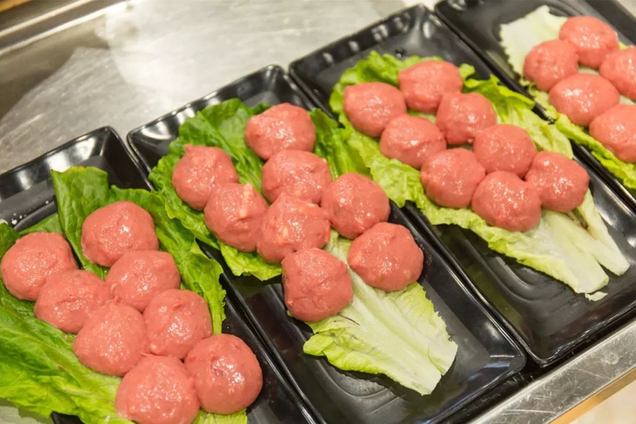 ▲ 老板，再来一份牛肉丸！