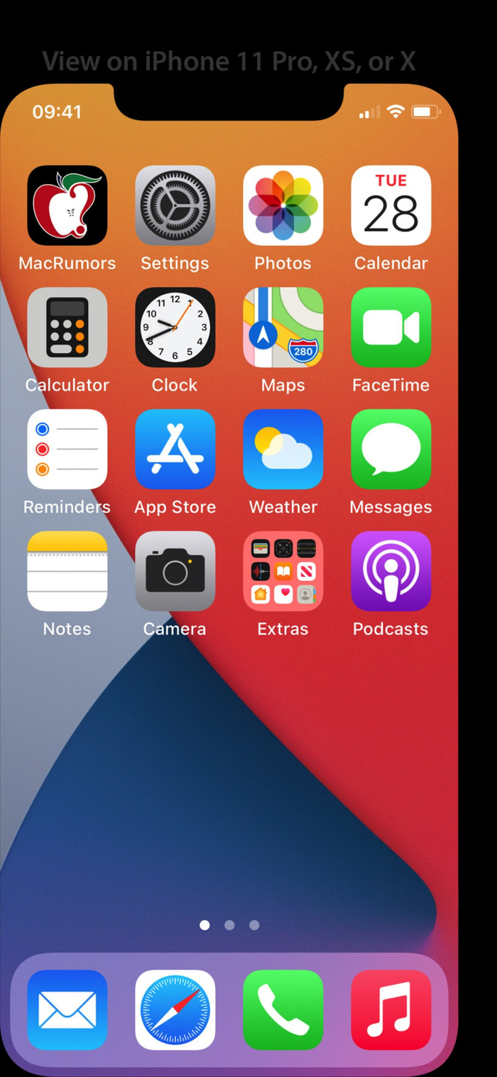 ▲ iPhone X / XS / 11 Pro（左）