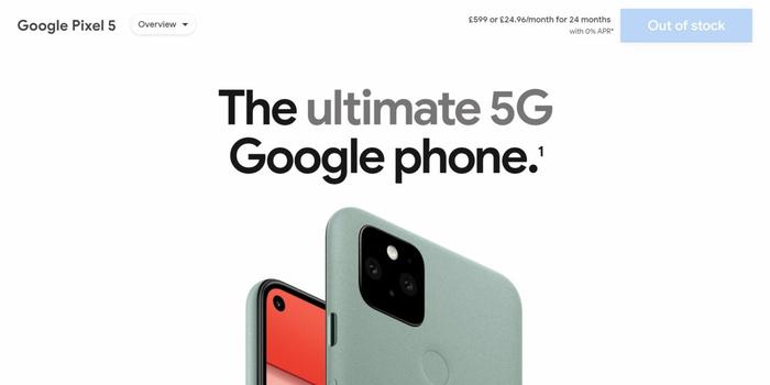 意料之外？Google Pixel 5未正式上市就缺货_手机新浪网