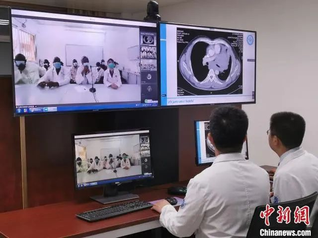 “云放疗”走进非洲马里。国科大肿瘤医院供图