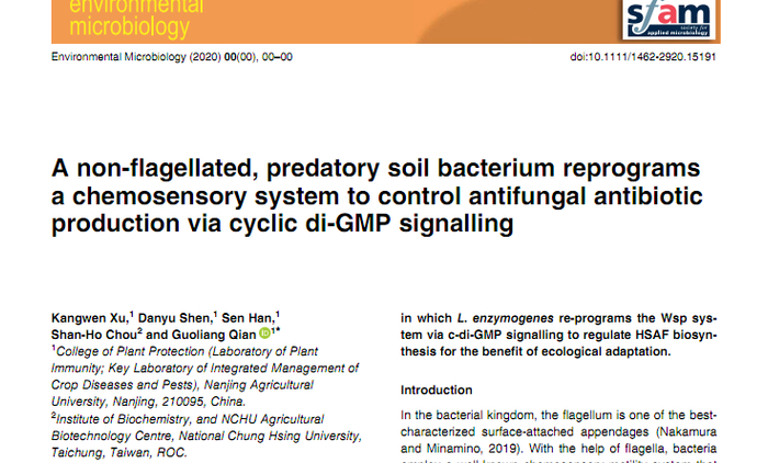 图2 （Xu et al., 2020, Environmental Microbiology）