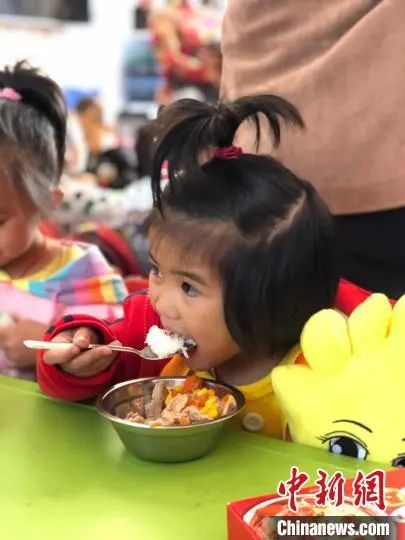 世界粮食计划署在湖南湘西和广西靖西开展学龄前儿童营养改善试点项目。世界粮食计划署供图