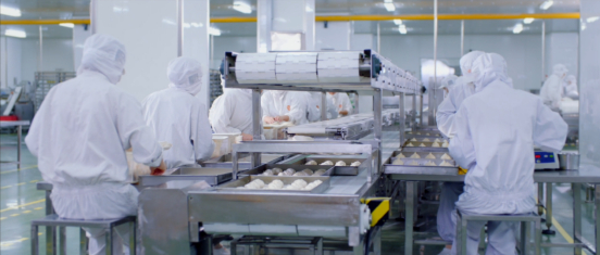 ·巴比食品生产车间