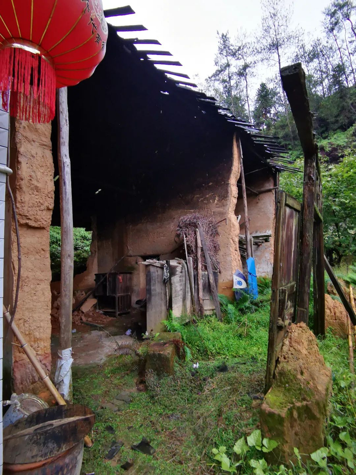 ▲上世纪60年代的田姓老人家的老房