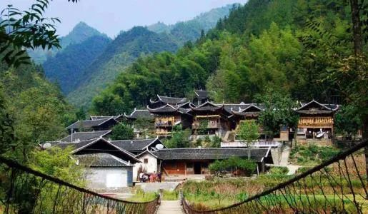 ▲宣恩彭家寨古建筑群