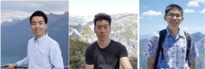 图｜论文作者团队，左至右分别为赵行、高继扬、孙晨