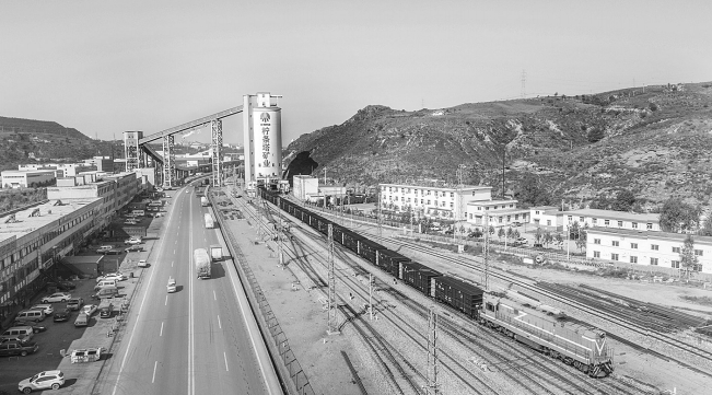 ▲自动化火车装车系统