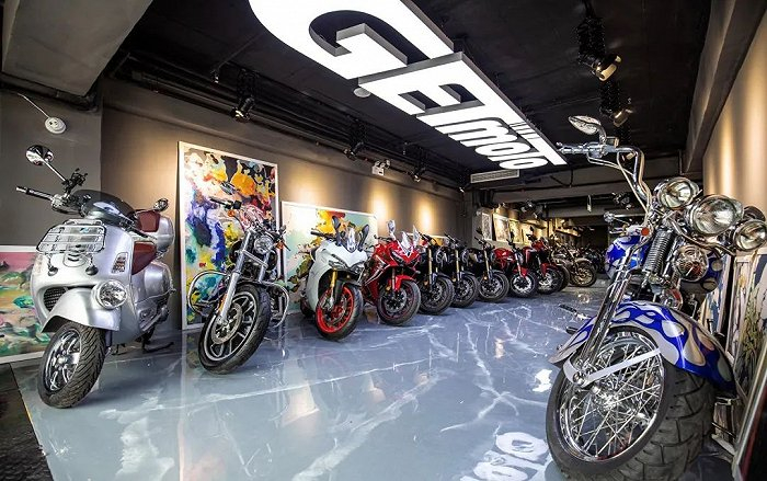 潮牌潮款机车市场需求日益增大 图片来源：Getmoto官微