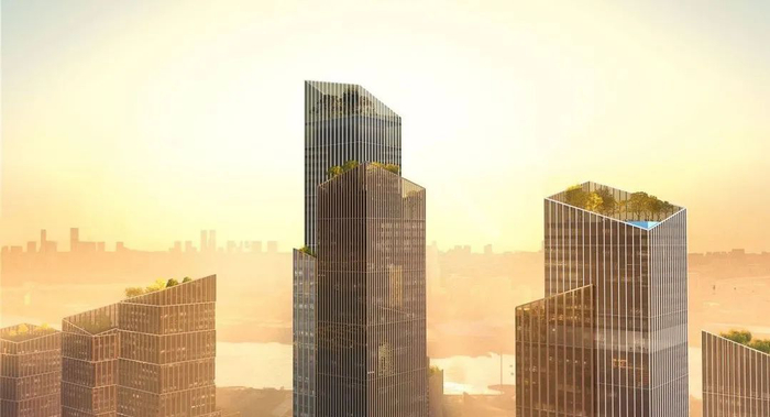 西岸金融城规划示意效果图