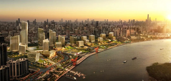 西岸金融城规划示意效果图