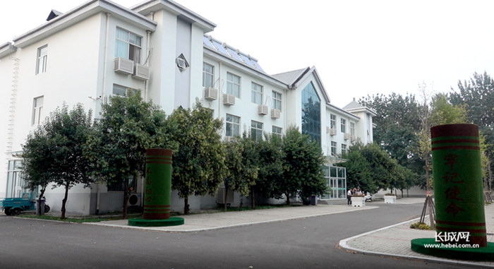 如今的中国农业大学曲周实验站实验楼。长城网记者 刘延丽 摄