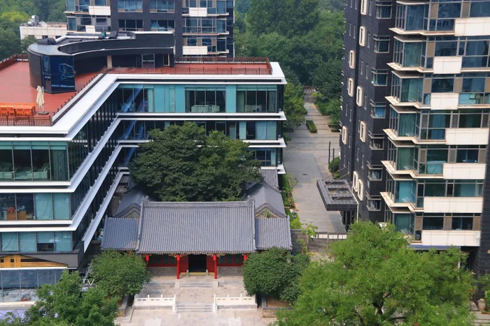 图/视觉中国（成龙东直门NAGA上院房屋外景）