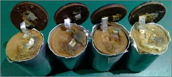 图1  电解电容内部腐蚀图