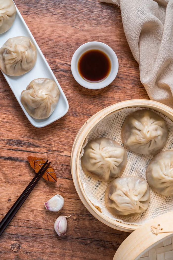 ▲ 无锡小笼馒头。摄影/戈文，图/图虫·创意