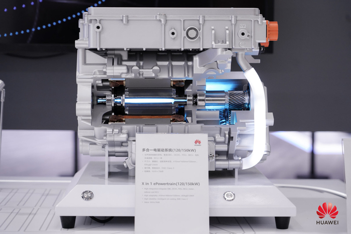 “多合一”电驱动系统，图片来源：华为