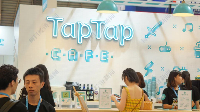 TapTap在2019年China Joy上图片来源：每经记者 董兴生 摄