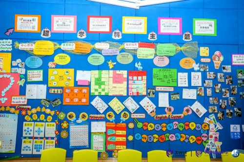 校园里随处可见学生们的探究成果