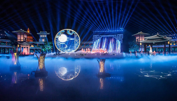 中秋晚会主舞台