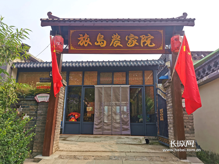 韩会茹家的旅岛农家院。记者 张嘉琪 摄