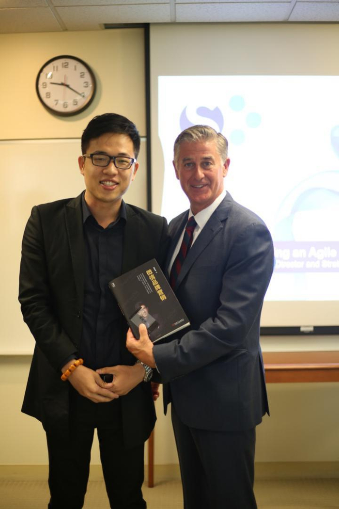 在洛杉矶拜会美国BRG集团执行董事兼首席运营官菲利普.Y.罗利