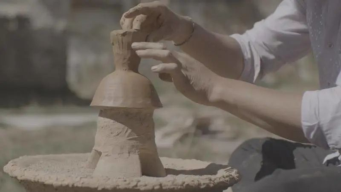 古老的塔巴陶器制作技艺。墨竹工卡县供图