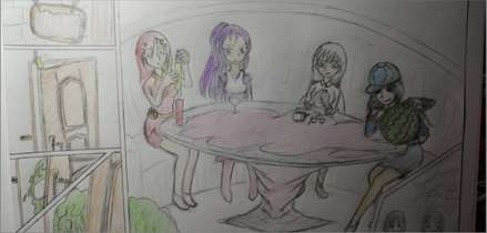 B站用户为“能量加油站”自发创作的肖像画