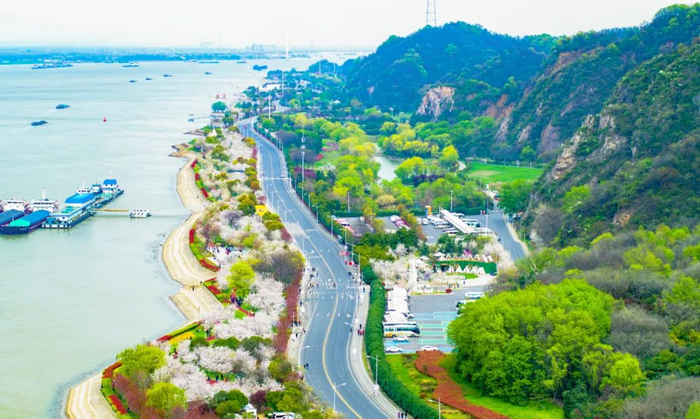 幕燕滨江风光带。南报融媒体记者 姚强 冯芃摄