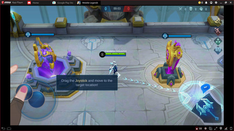 ▲MSI Player 中也有便利的按键对应功能，可以对应游戏中的触控界面。