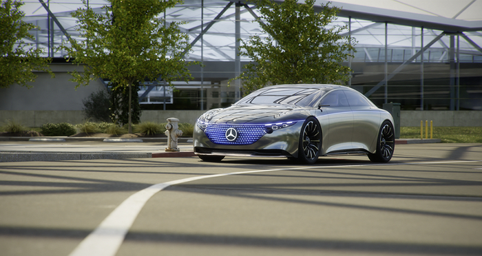 ▲在NVIDIA Omniverse驱动DRIVE Sim