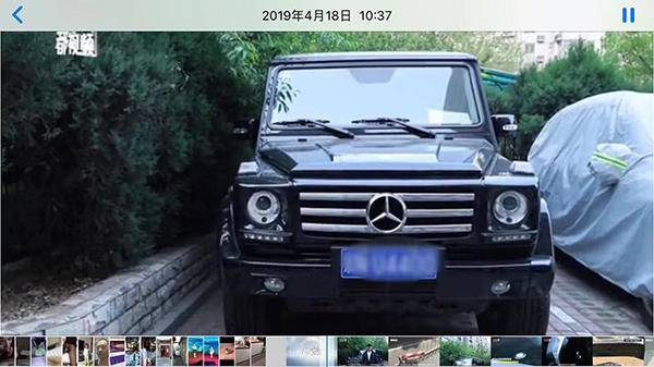 董先生的车被利星行维修后只能停家里。 来源：董先生供图