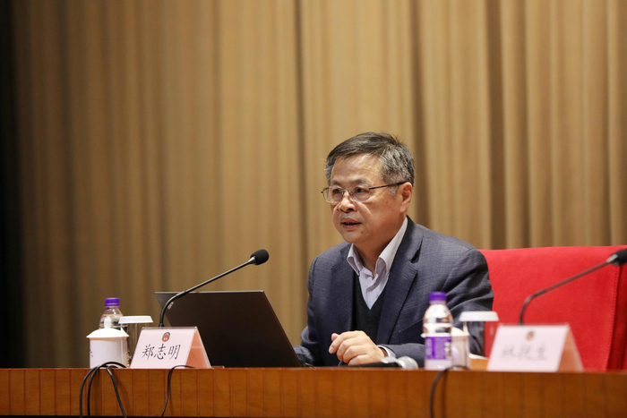 中国科学院郑志明院士。摄/新京报记者 王飞