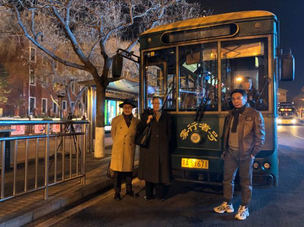 从右到左：路内、戴锦华和梁文道